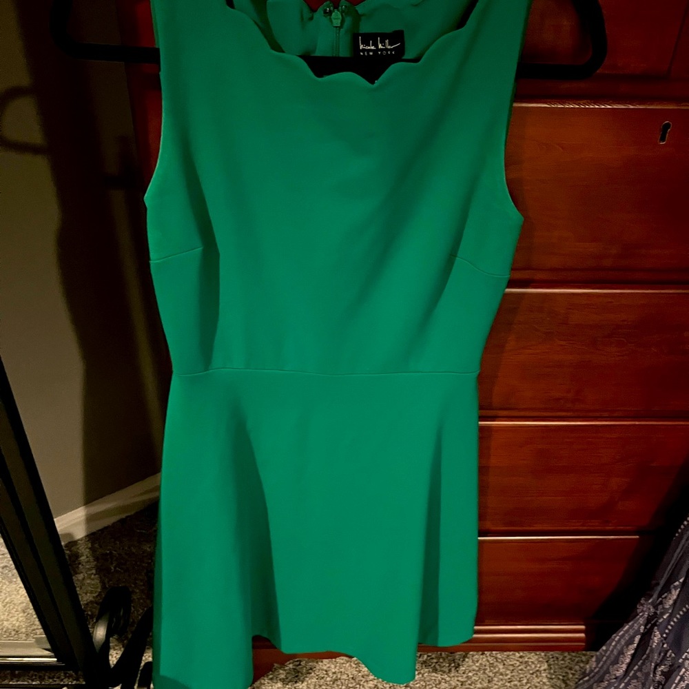 Nicole Miller green dress